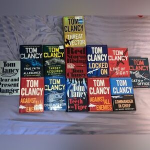 Tom Clancy Book Collection of 13